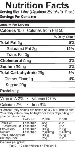 Nutrition Info