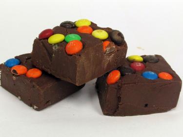 Chocolate M&M Fudge