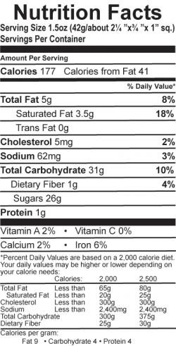 Nutrition Info