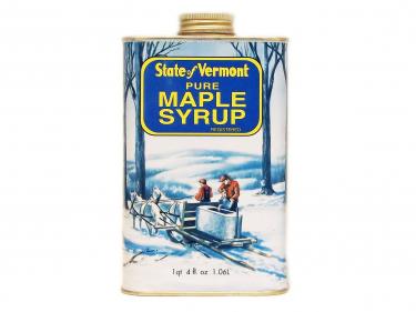 Vermont Tin Quart - 100% Pure Vermont Maple Syrup