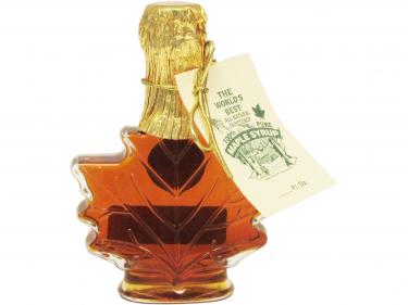 Maple Leaf Shaped Glass 50ml - 100% Pure Vermont Maple Syrup