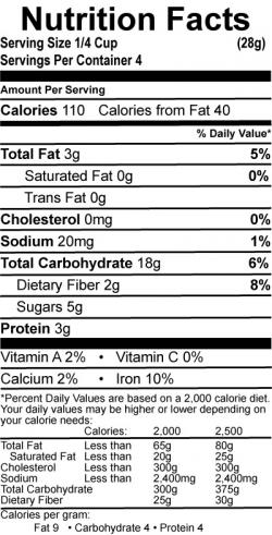 Nutrition Info
