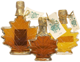 Maple Leaf Shaped Glass